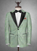 Italian Silk Agelia Tuxedo Jacket - StudioSuits