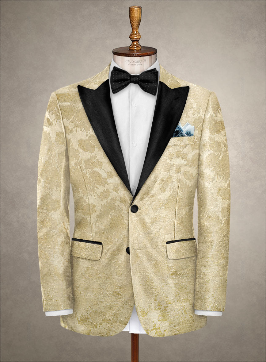 Italian Silk Almude -Tuxedo Jacket - StudioSuits