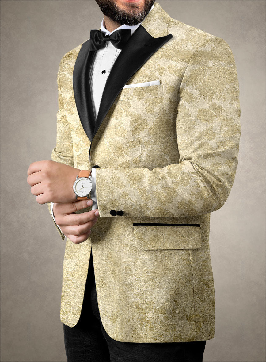 Italian Silk Almude -Tuxedo Jacket - StudioSuits