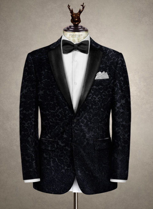 Italian Silk Azula Tuxedo Jacket - StudioSuits