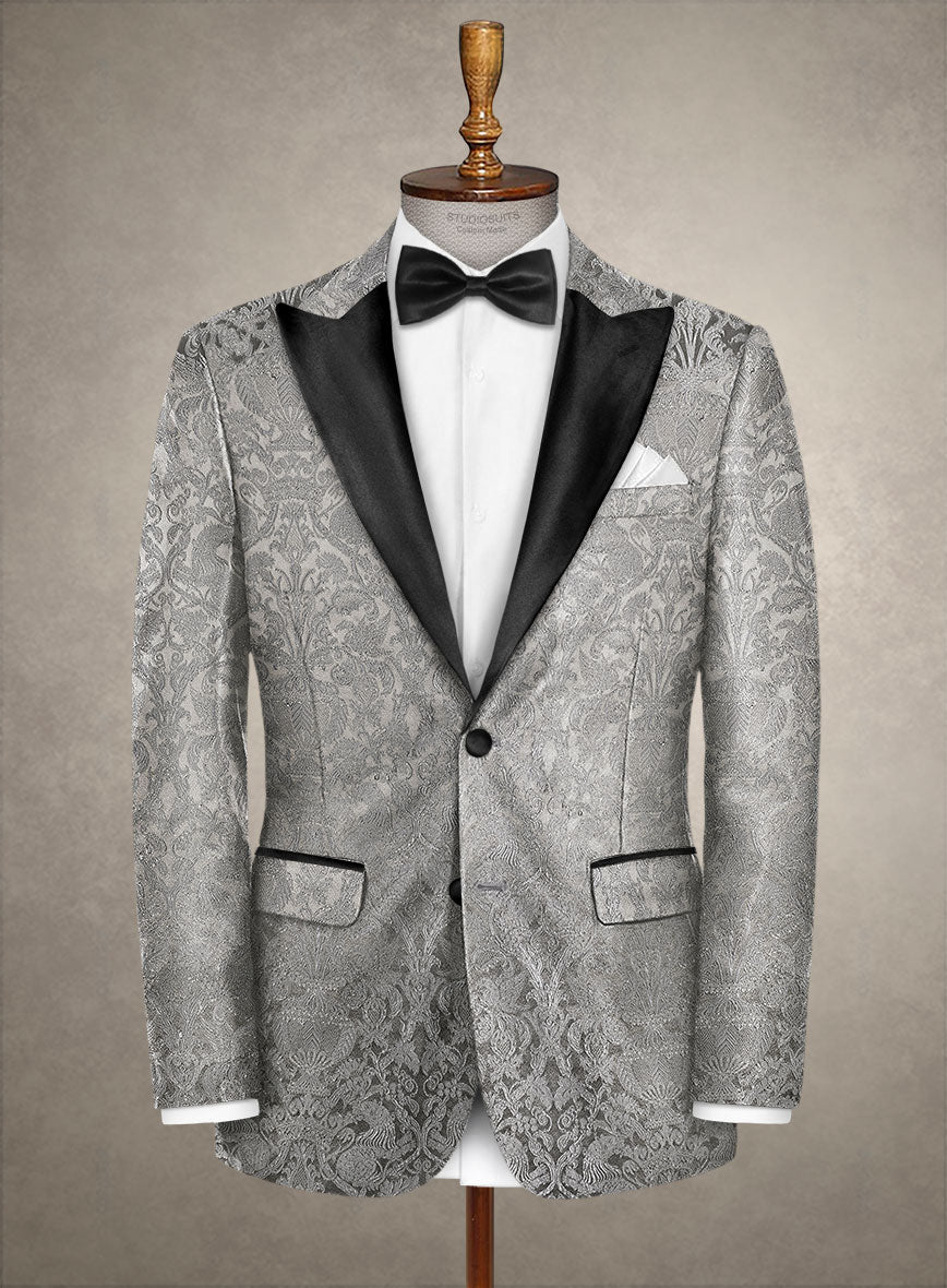 Italian Silk Braiss Tuxedo Suit - StudioSuits
