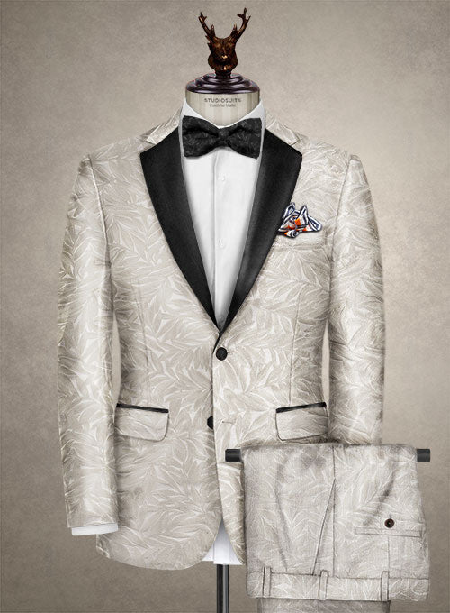 Italian Silk Elance Tuxedo Suit - StudioSuits