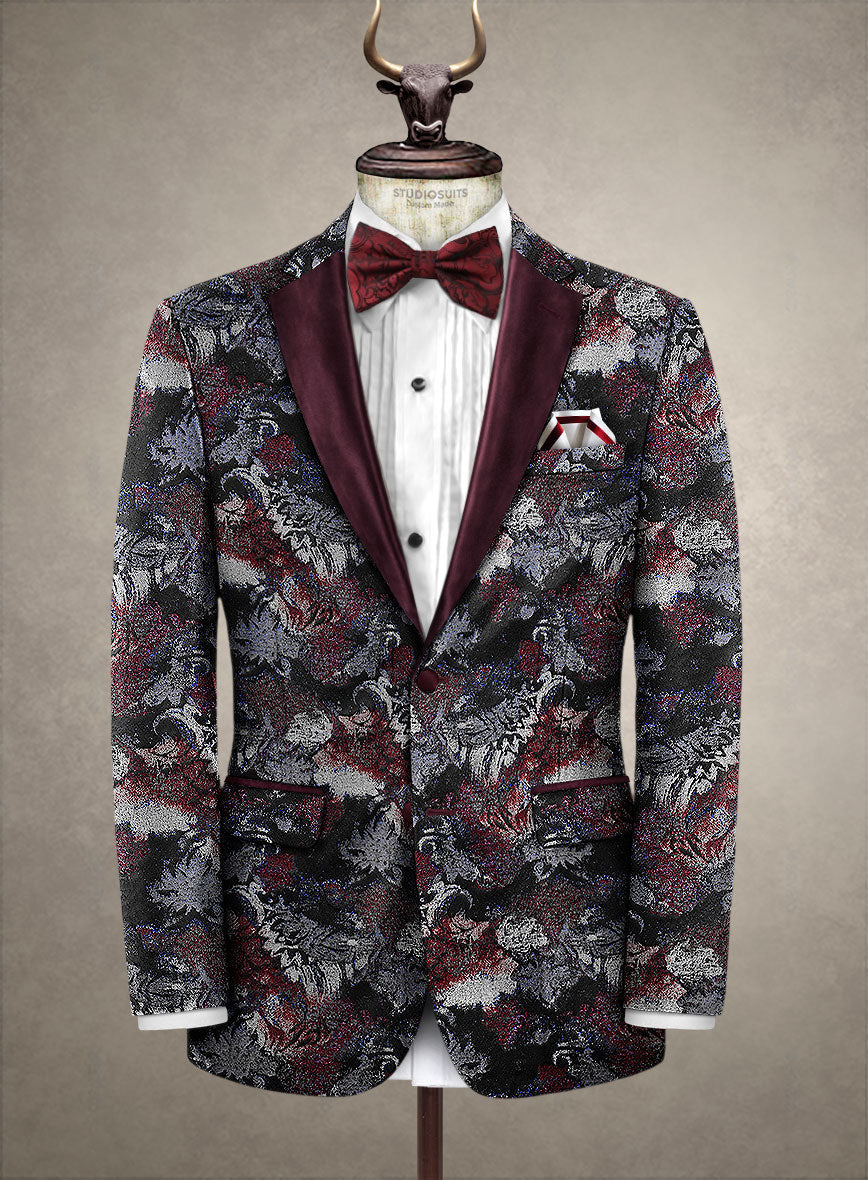 Italian Silk Eloro Tuxedo Jacket - StudioSuits