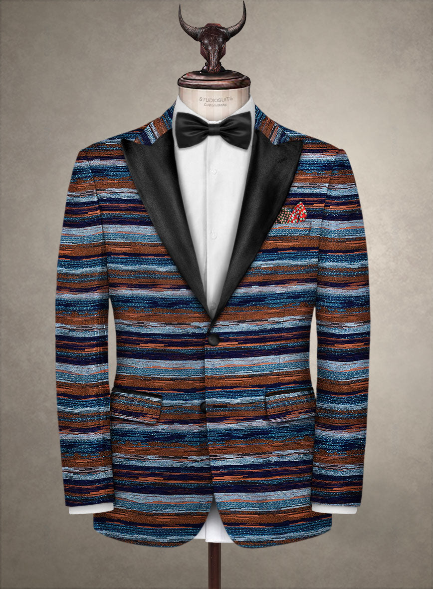 Italian Silk Elvero Tuxedo Jacket - StudioSuits