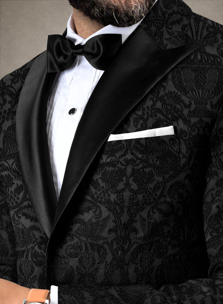 Italian Silk Endrea Tuxedo Jacket - StudioSuits