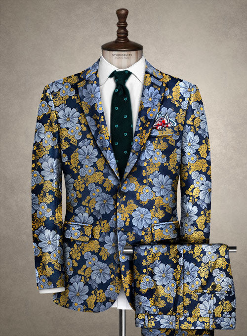 Italian Silk Forile Suit - StudioSuits