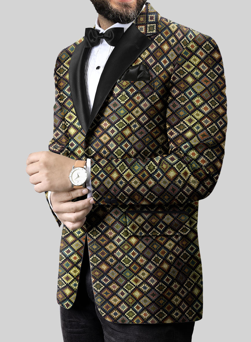 Italian Silk Jargo Tuxedo Jacket - StudioSuits