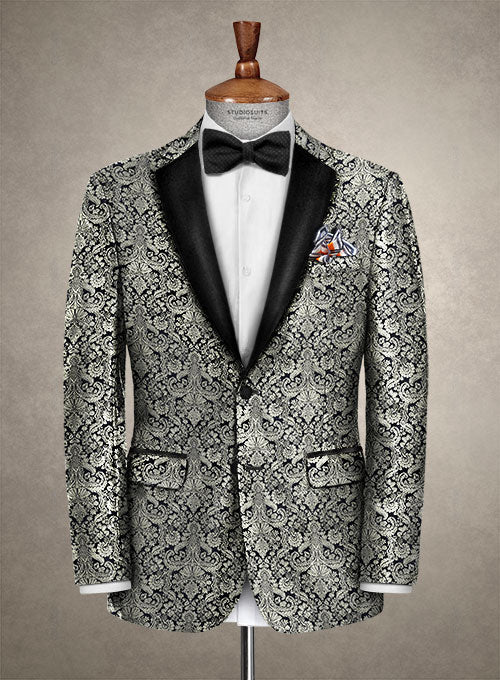 Italian Silk Lenzi Tuxedo Jacket - StudioSuits