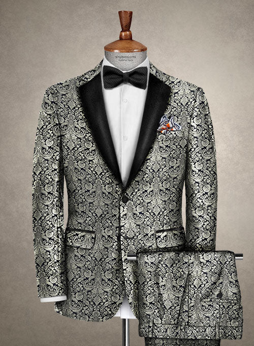 Italian Silk Lenzi Tuxedo Suit - StudioSuits