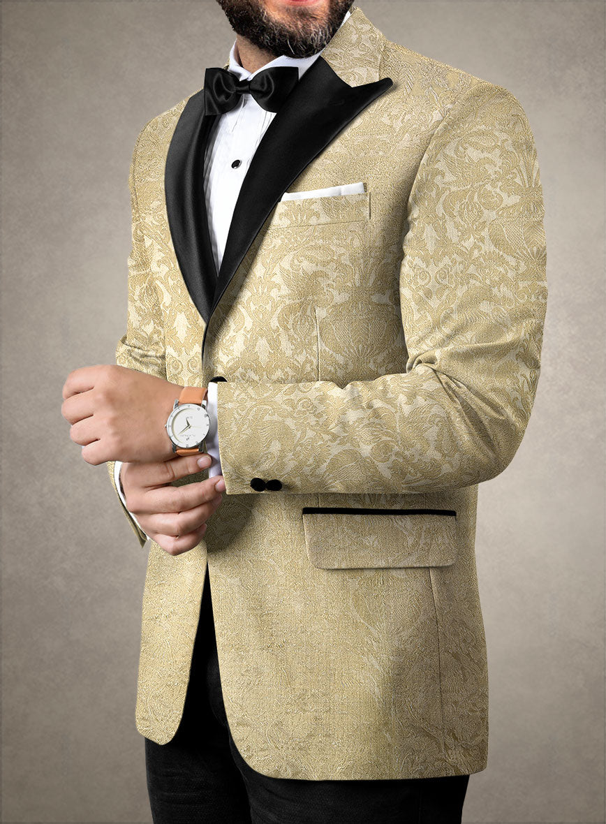 Italian Silk Piana Tuxedo Jacket - StudioSuits