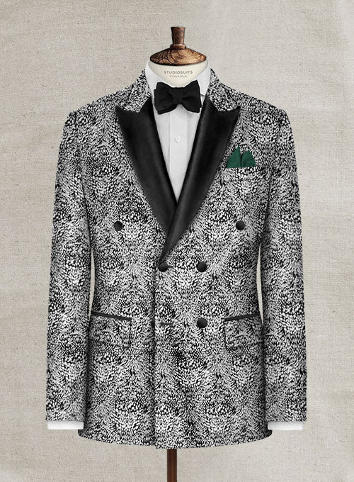 Italian Silk Sanlia Tuxedo Jacket - StudioSuits