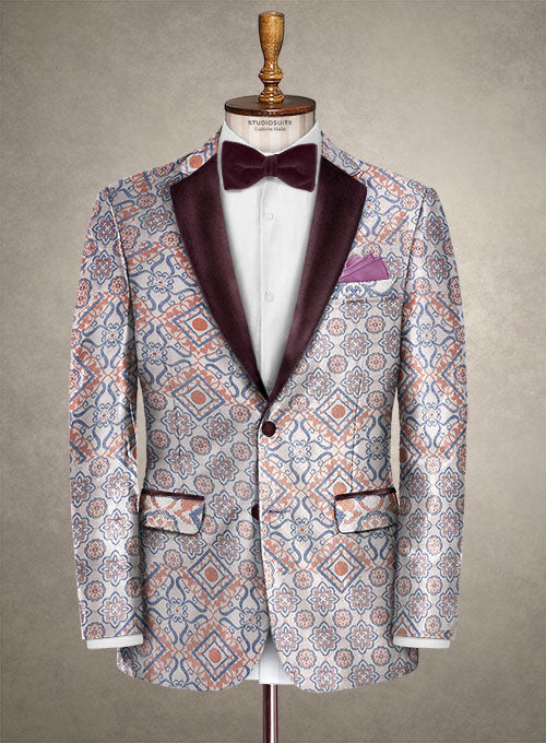 Italian Silk Seron Tuxedo Jacket - StudioSuits