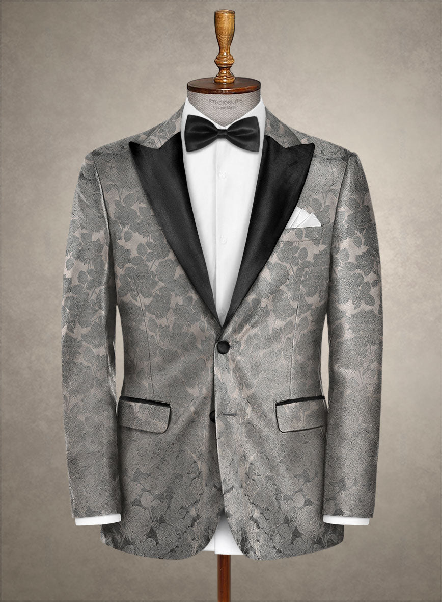 Italian Silk Unaxi Tuxedo Jacket - StudioSuits