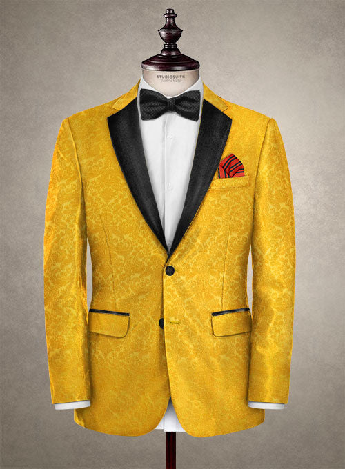 Italian Silk Uzzo Tuxedo Jacket - StudioSuits
