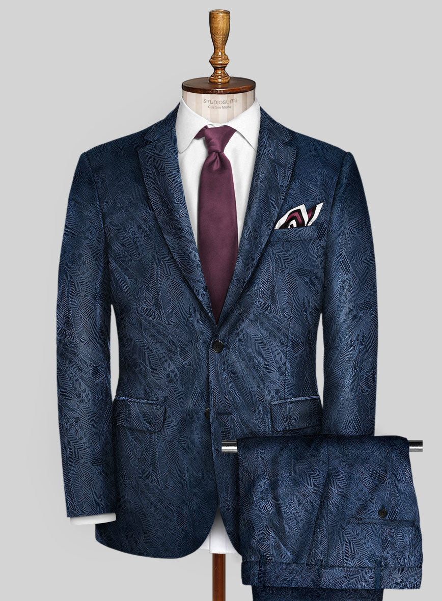 Italian Silk Wool Dessua Suit - StudioSuits