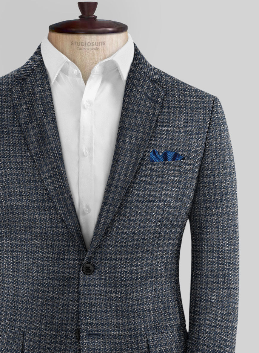 Italian Silk Wool Linen Yetano Jacket - StudioSuits