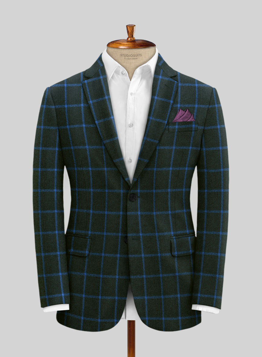 Italian Simma Checks Tweed Jacket - StudioSuits
