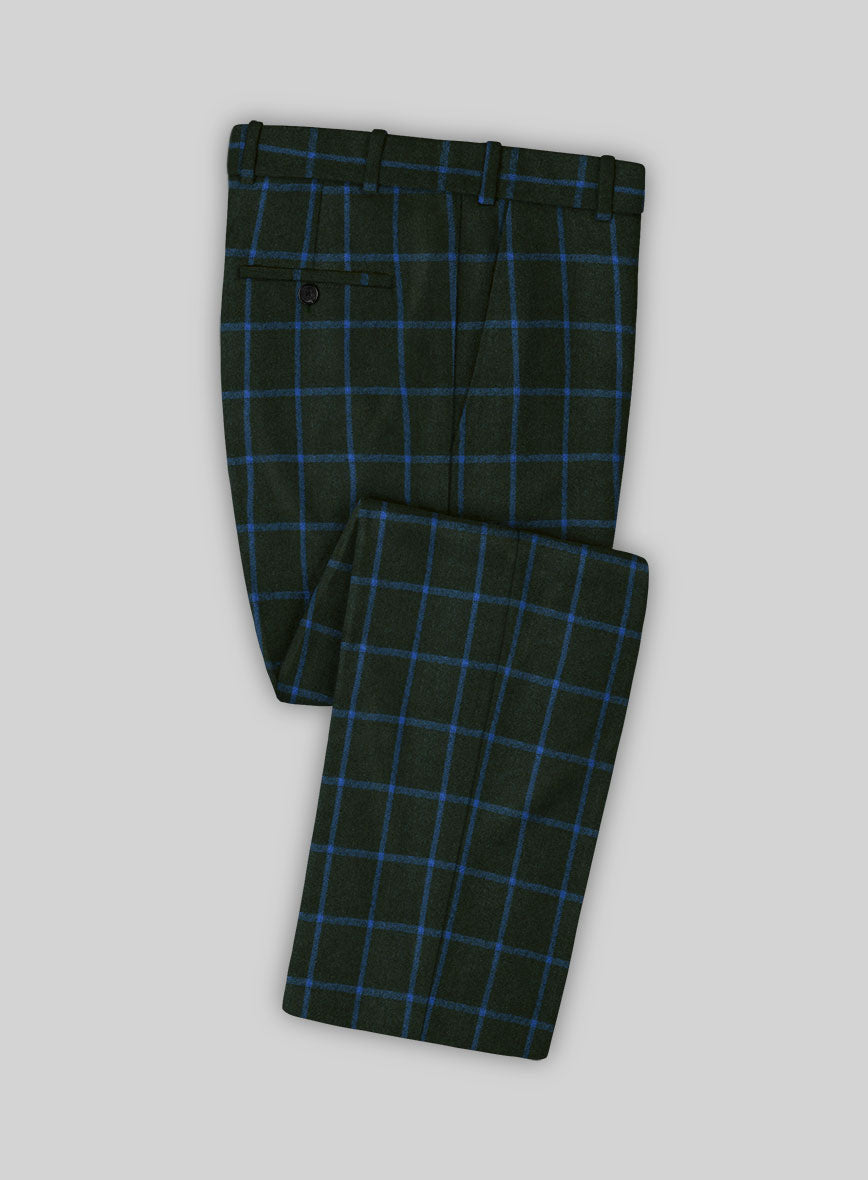 Italian Simma Checks Tweed Pants - StudioSuits