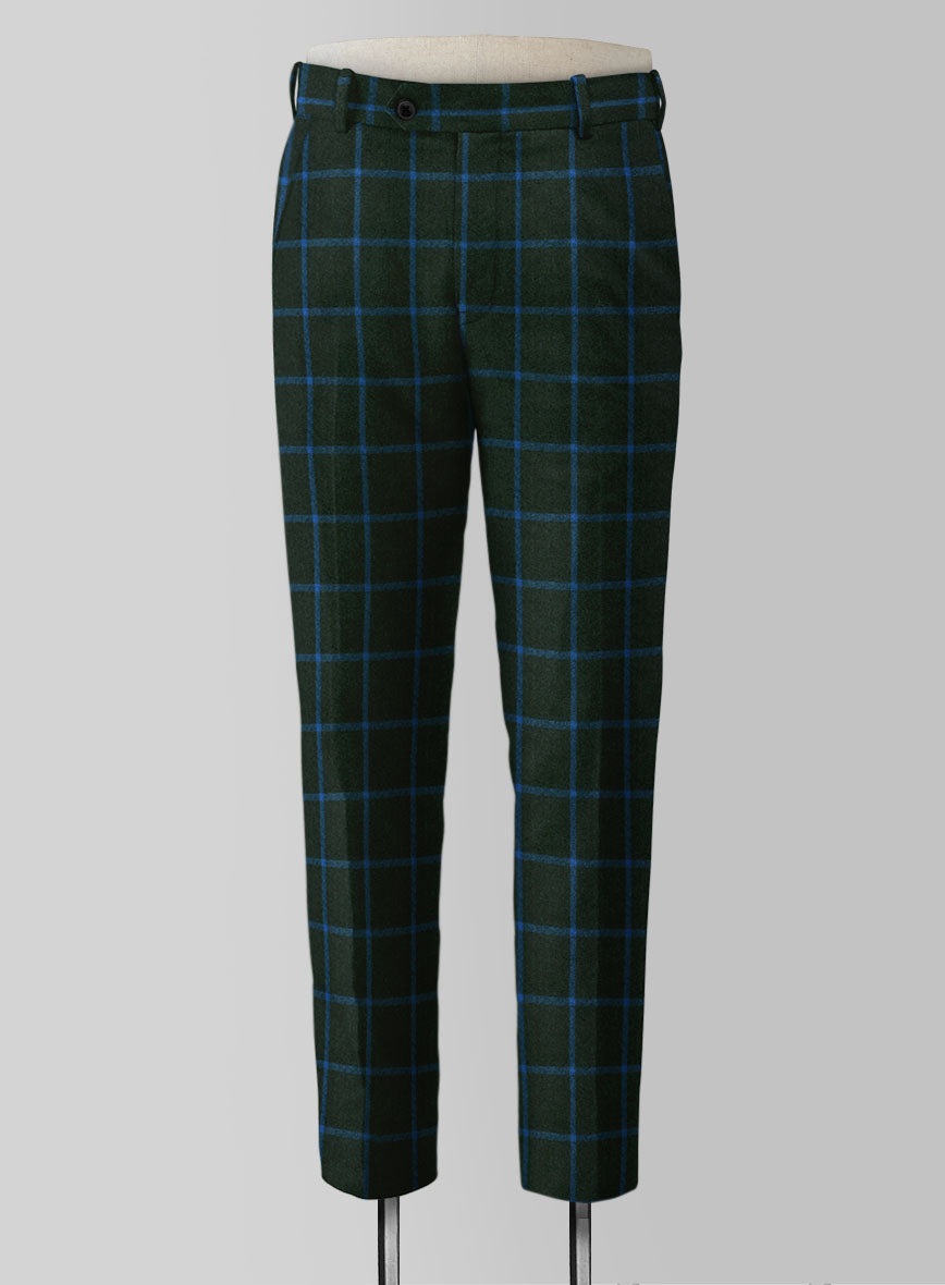 Italian Simma Checks Tweed Pants - StudioSuits