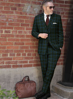Italian Simma Checks Tweed Suit - StudioSuits