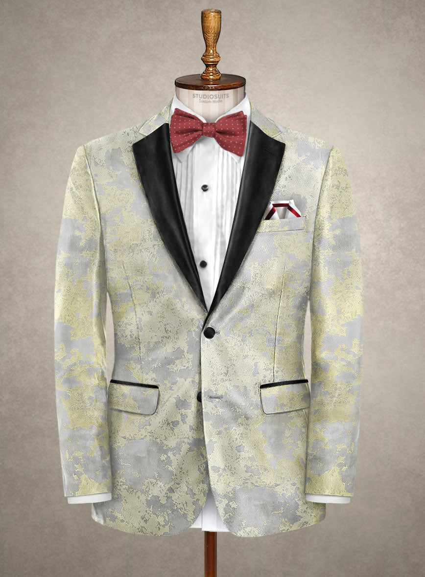 Italian Silk Fappro Tuxedo Jacket - StudioSuits