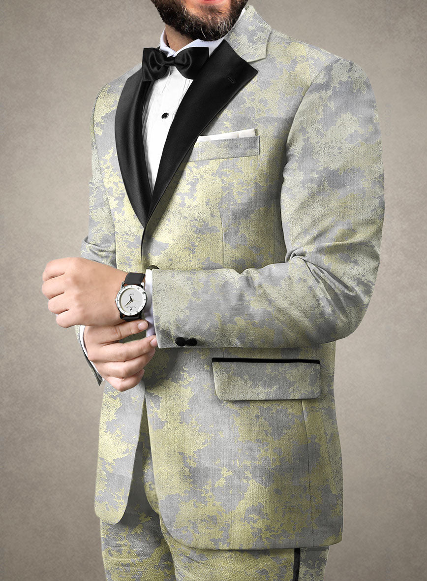 Italian Silk Fappro Tuxedo Suit - StudioSuits