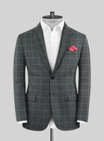 Italian Malco Green Wool Jacket - StudioSuits