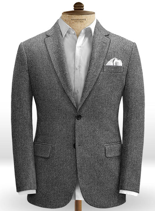 Italian Tweed Benedictis Jacket - StudioSuits