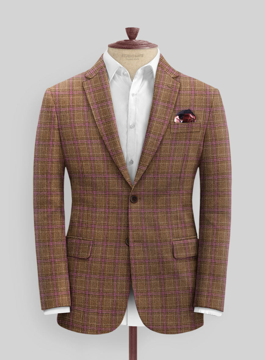 Italian Valmi Checks Tweed Jacket - StudioSuits