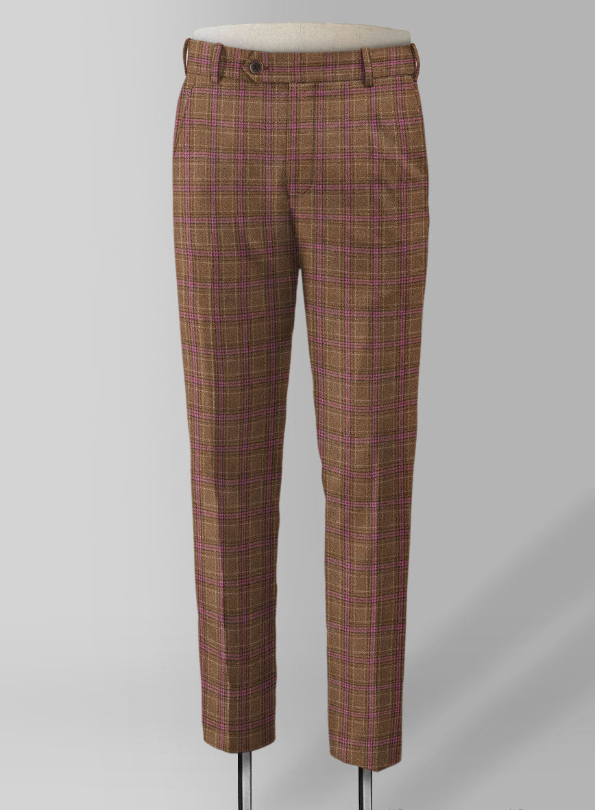 Italian Valmi Checks Tweed Pants - StudioSuits