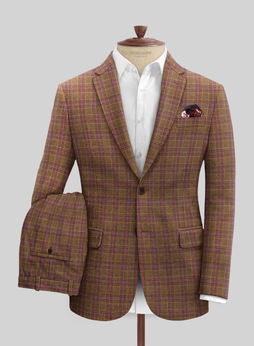 Italian Valmi Checks Tweed Suit - StudioSuits