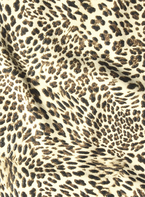 Italian Velvet Leopard Pants - StudioSuits