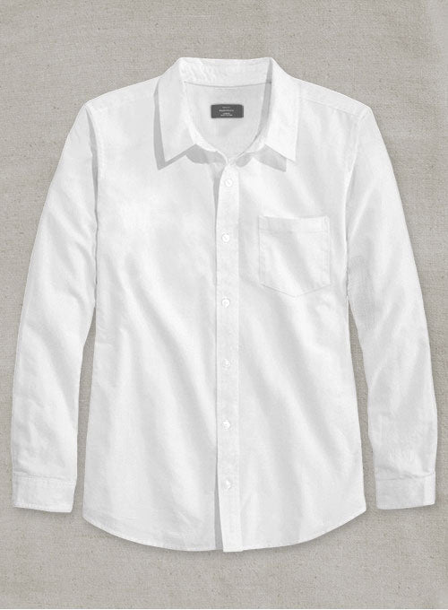 Italian Voile Cotton White Shirt - StudioSuits