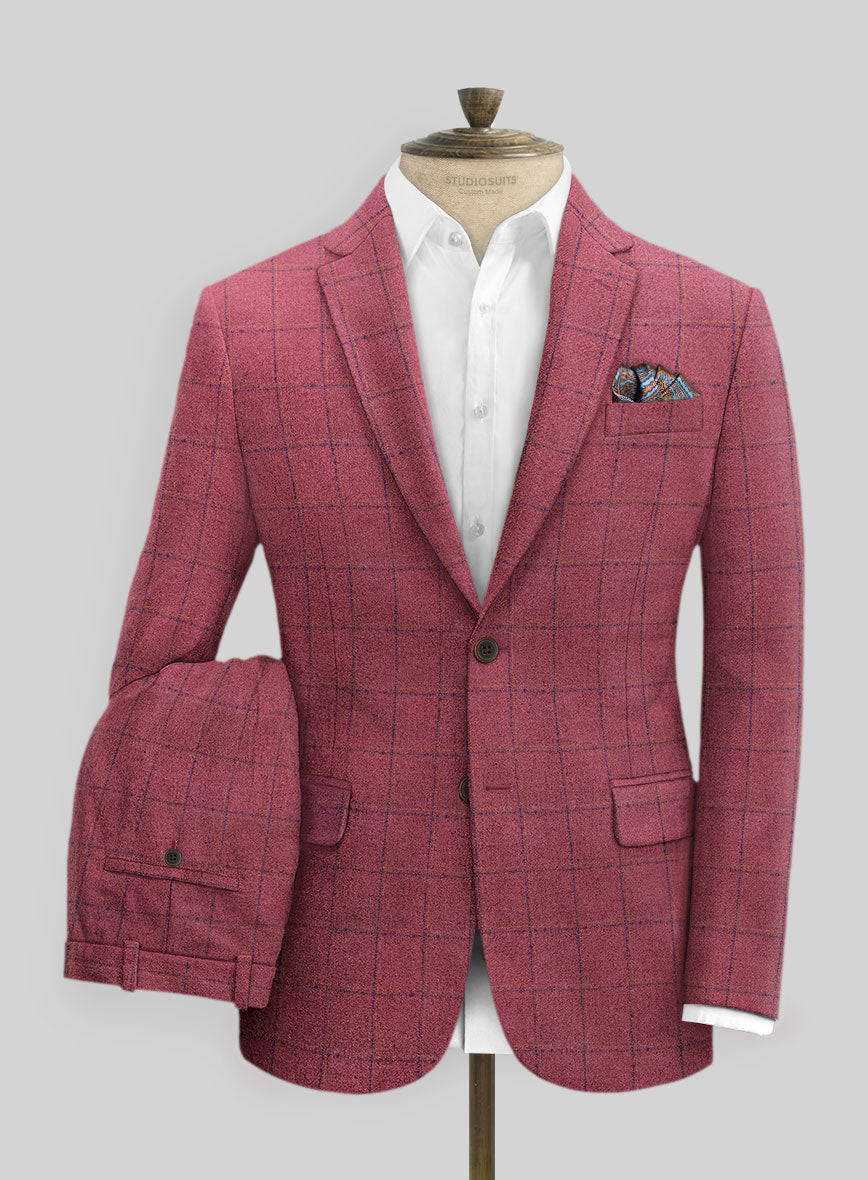 Italian Vulna Checks Tweed Suit - StudioSuits