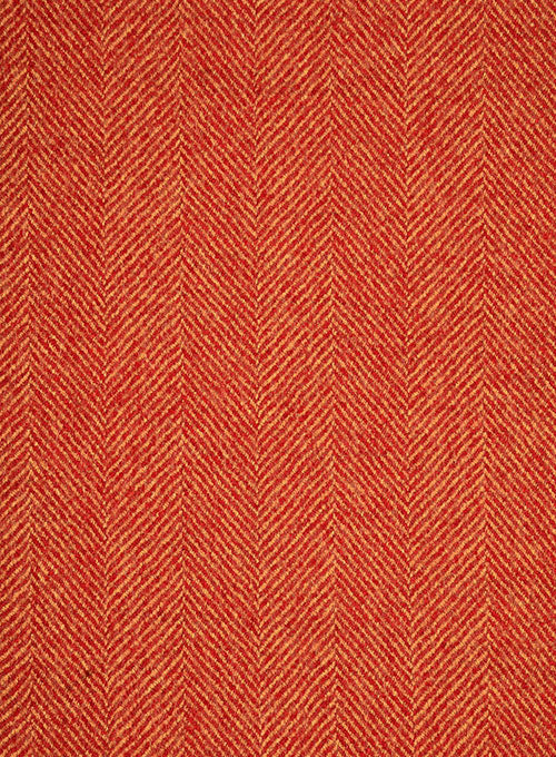 Italian Wide Herringbone Fire Tweed Jacket - StudioSuits