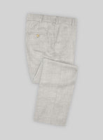 Italian Wool Cashmere Light Gray Pants - StudioSuits