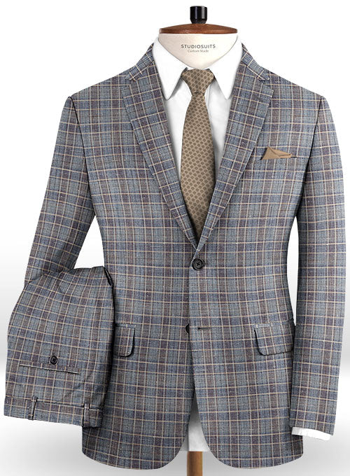 Italian Wool Linen Ascoli Suit - StudioSuits