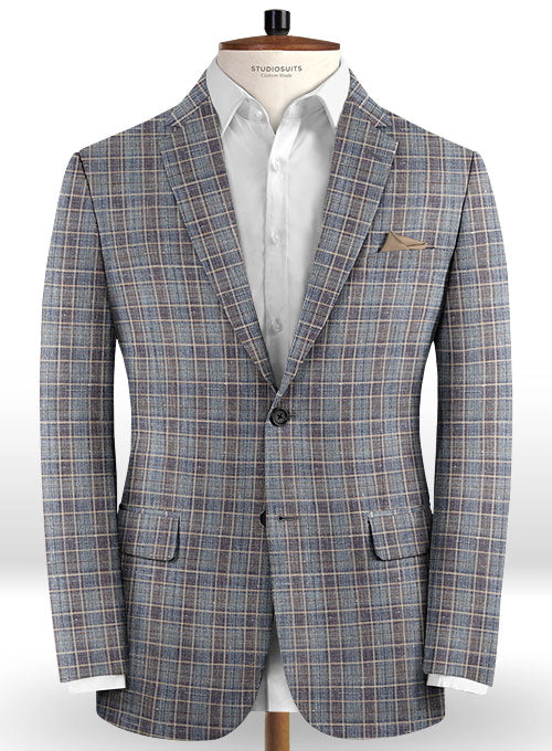 Italian Wool Linen Ascoli Suit - StudioSuits