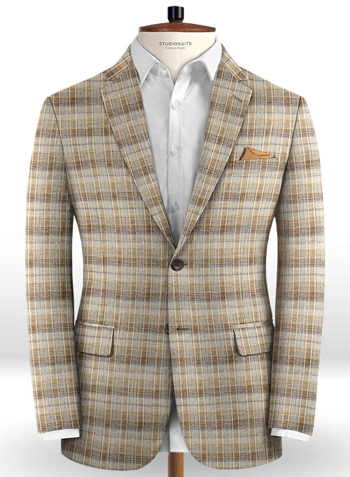 Italian Wool Linen Grasso Suit - StudioSuits