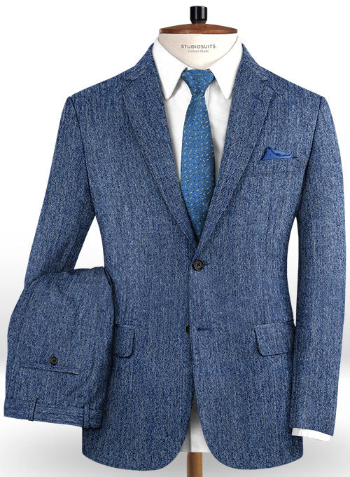 Italian Wool Silk Serano Suit - StudioSuits