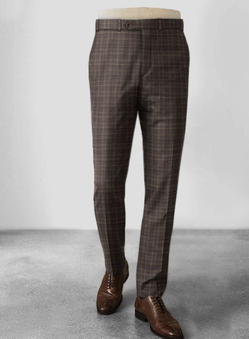 Italian Wool Silk Linen Dilego Pants - StudioSuits