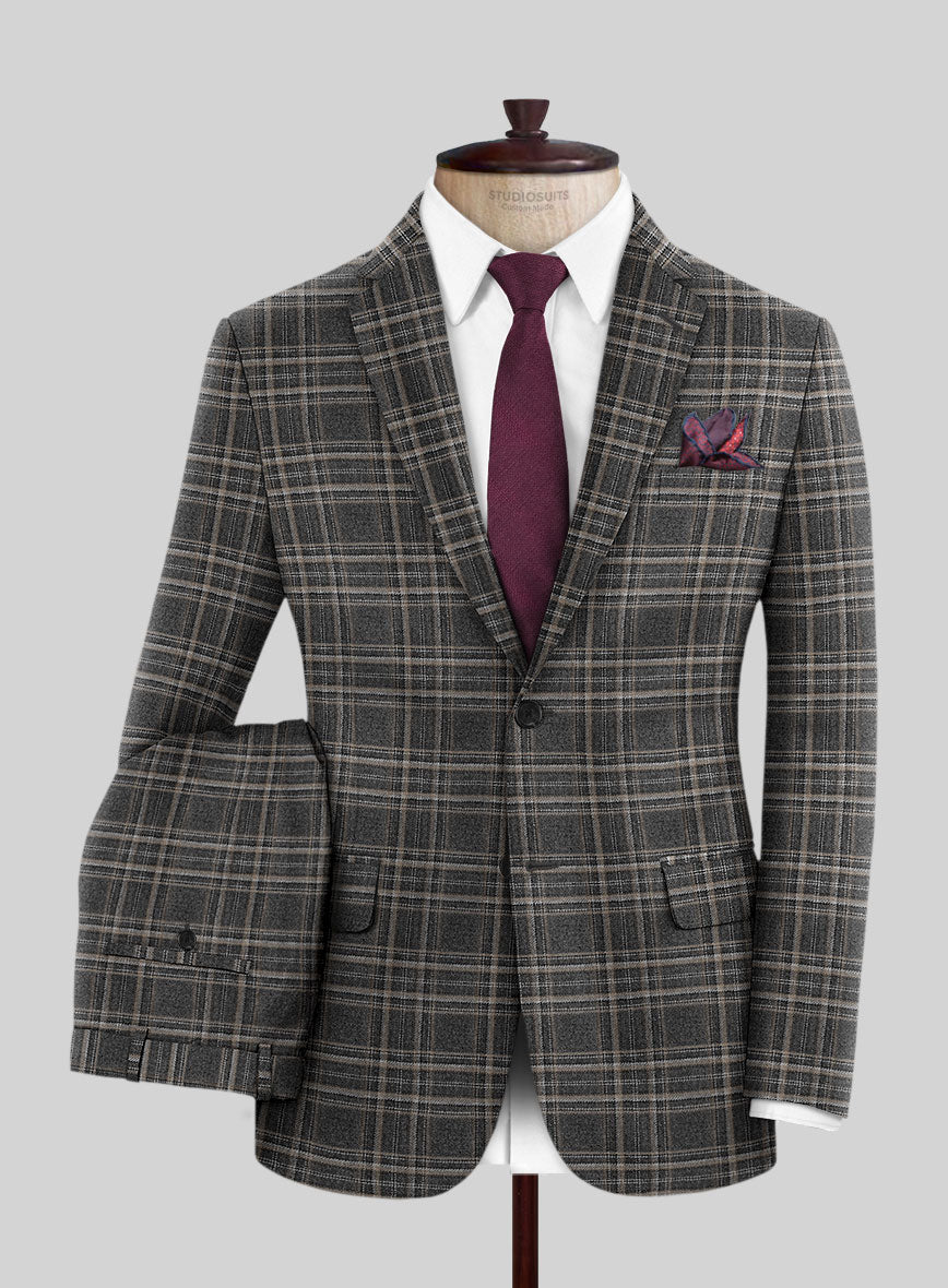 Italian Wool Valza Suit - StudioSuits