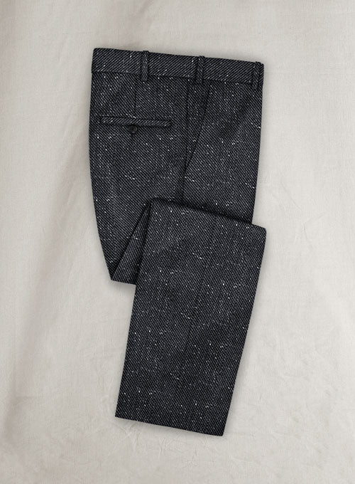 Italian Wool Cashmere Donegal Bleddi Pants - StudioSuits