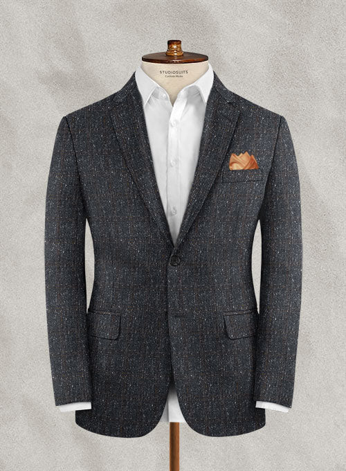 Italian Wool Cashmere Donegal Egvico Jacket - StudioSuits