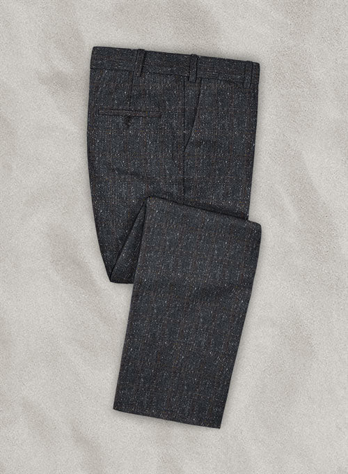 Italian Wool Cashmere Donegal Egvico Pants - StudioSuits