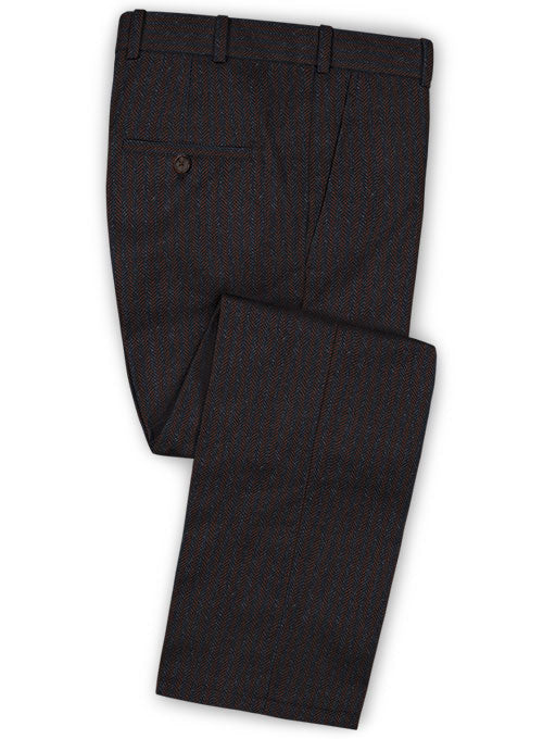 Italian Wool Cashmere Opiun Pants - StudioSuits