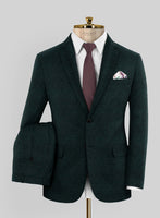 Italian Wool Cashmere Sacramento Green Suit - StudioSuits