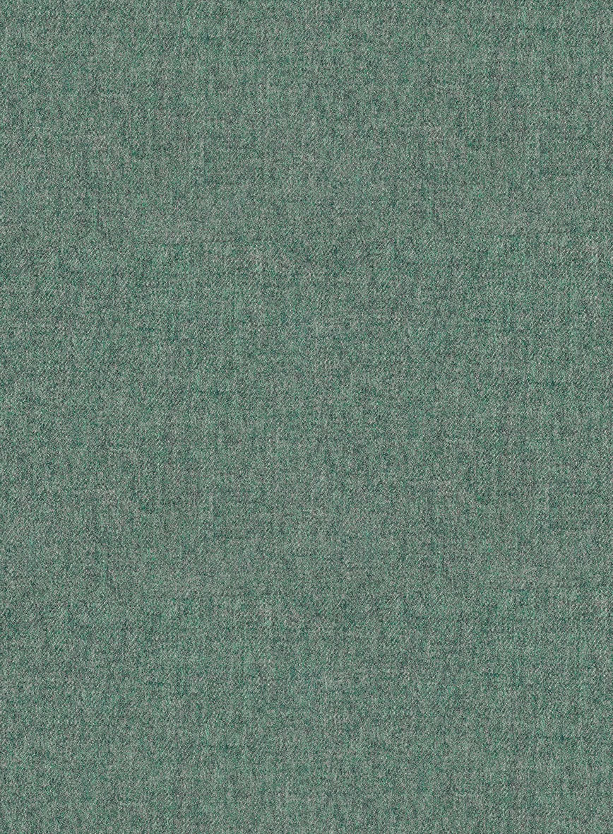Italian Wool Cashmere Sage Green Jacket - StudioSuits
