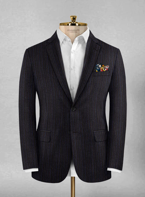 Italian Wool Cashmere Silk Linen Notro Jacket - StudioSuits