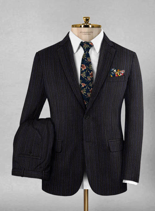 Italian Wool Cashmere Silk Linen Notro Suit - StudioSuits
